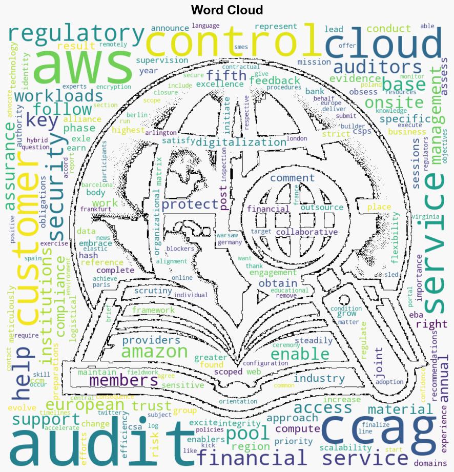 AWS completes CCAG 2023 community audit for financial services customers in Europe - Amazon.com - Image 1