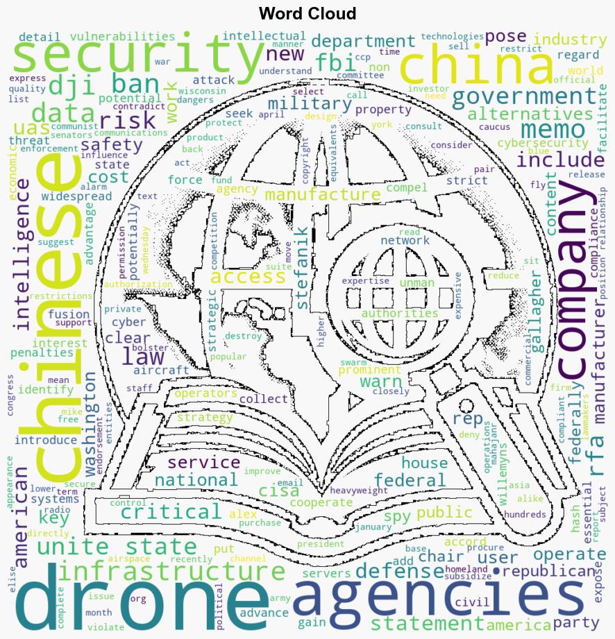 Chinese drones may pose security risks US agencies warn - Globalsecurity.org - Image 1