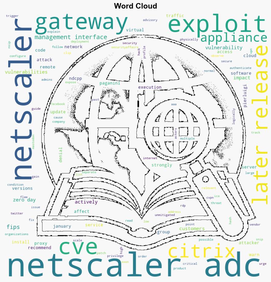 Citrix warns admins to immediately patch NetScaler for actively exploited zerodays - Securityaffairs.com - Image 1
