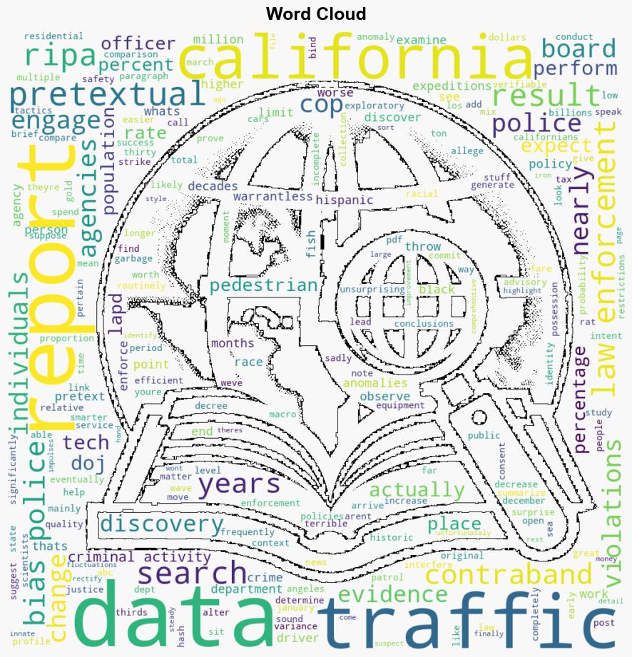 Data From 46 Million Stops Show California Law Enforcement Routinely Engages In Biased Policing - Techdirt - Image 1