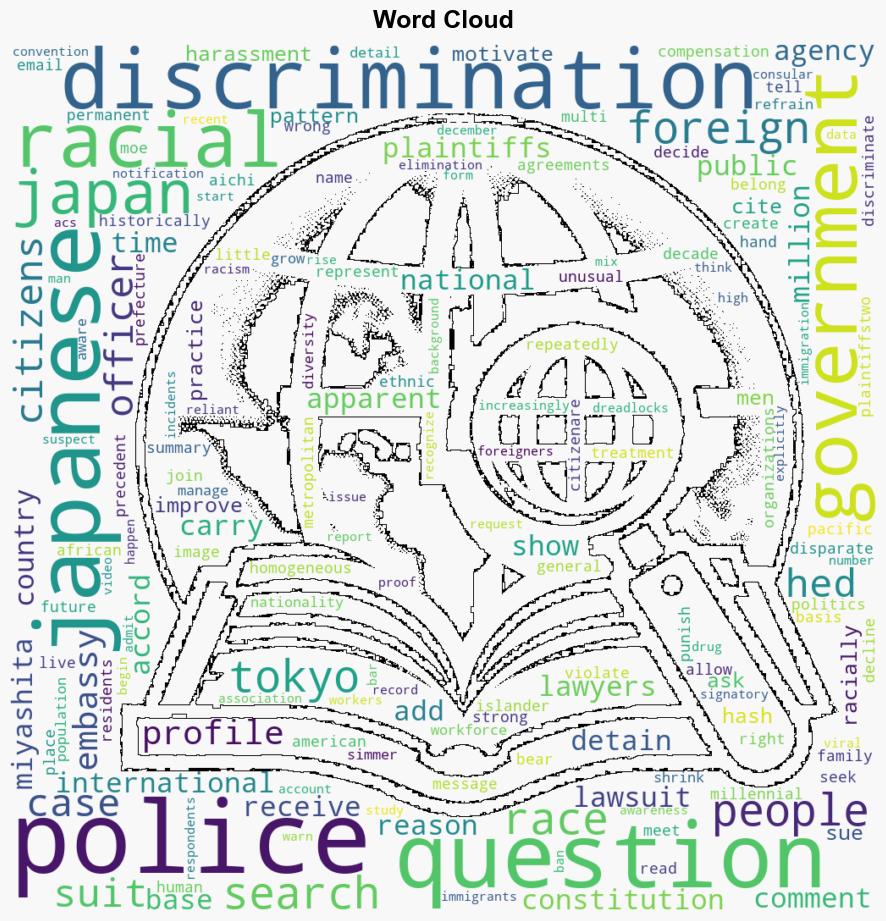 Japan Police Accused of Racial Profiling - Time - Image 1