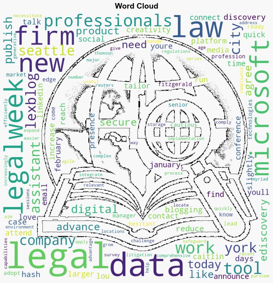 Legalweek in New York Shifts From EDiscovery to AI Look Me Up To See How AI is Be Used By Law Firms in Legal Blogging and Publishing - Lexblog.com - Image 1