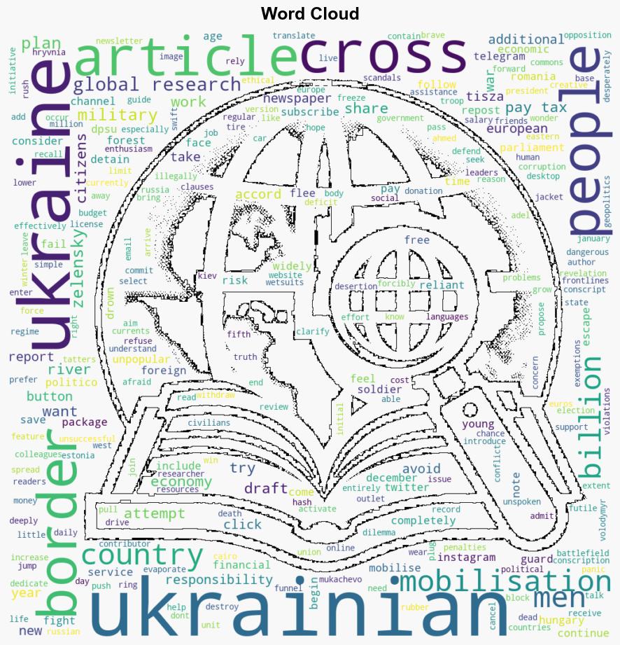 Men of Military Age Refuse to Fight The Are Fleeing the Country Zelensky Refuses to Take Responsibility for the Deeply Unpopular Mobilisation Plan - Globalresearch.ca - Image 1