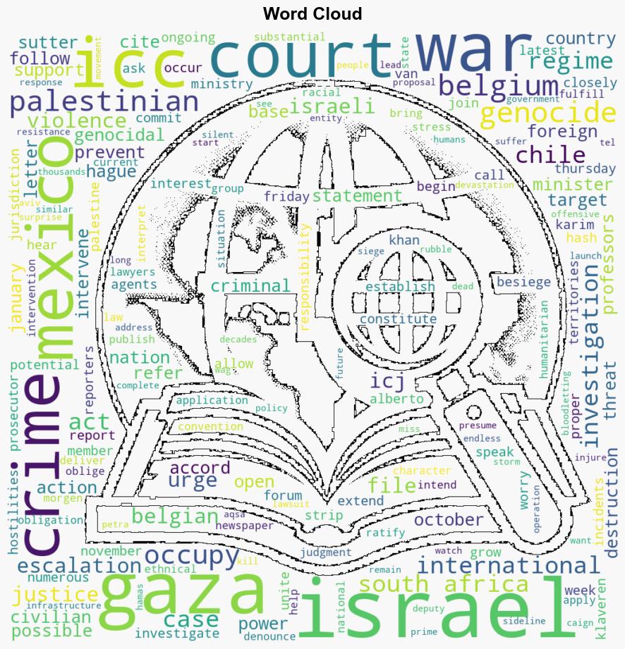 Mexico Chile refer Israel to ICC over crimes in war on Gaza - Globalsecurity.org - Image 1