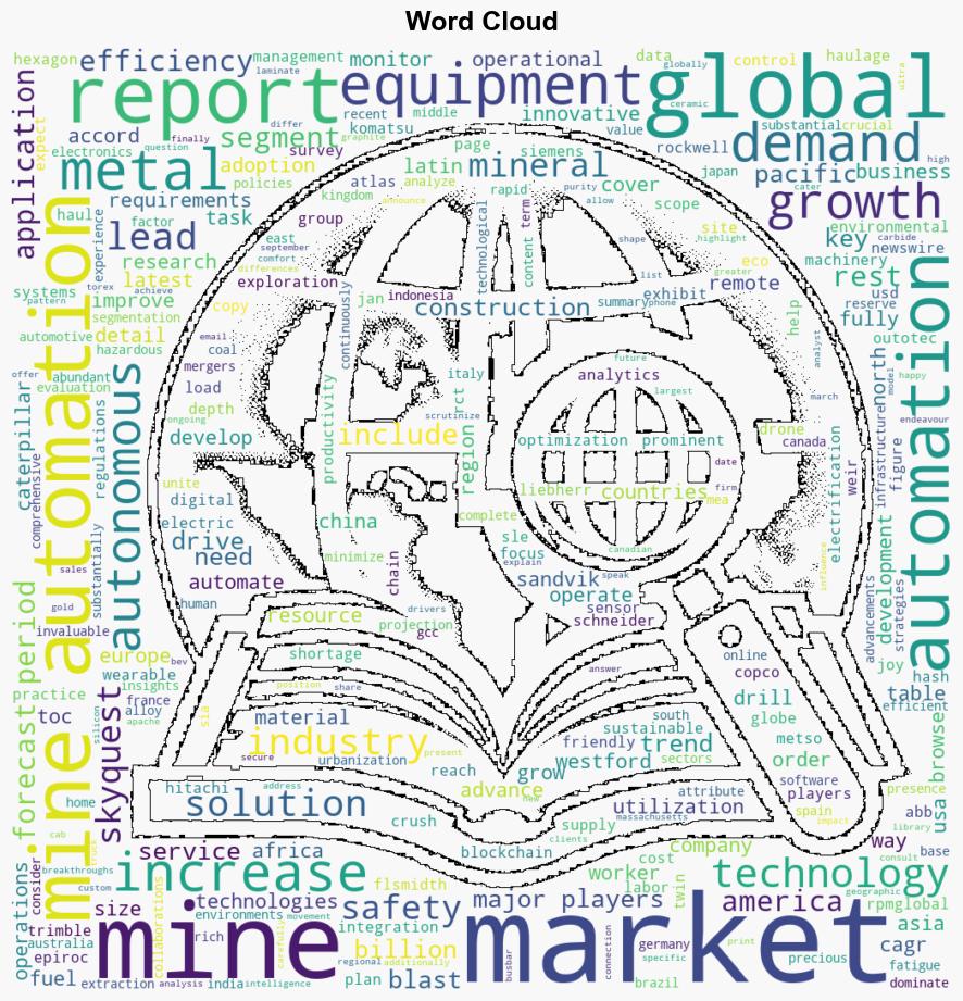 Mining Automation Market Set to Soar Past USD 864 Billion by 2030 Skyquest Technology - GlobeNewswire - Image 1