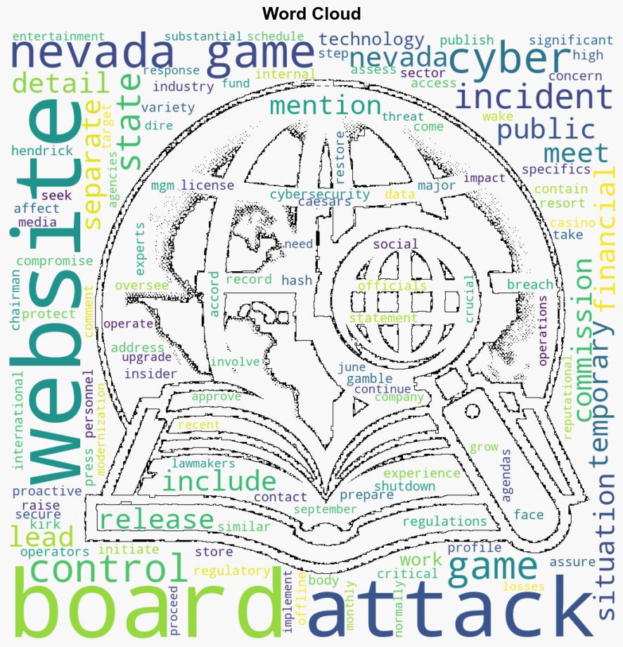 Nevada Gaming Control Boards website compromised in cyber attack - ReadWrite - Image 1