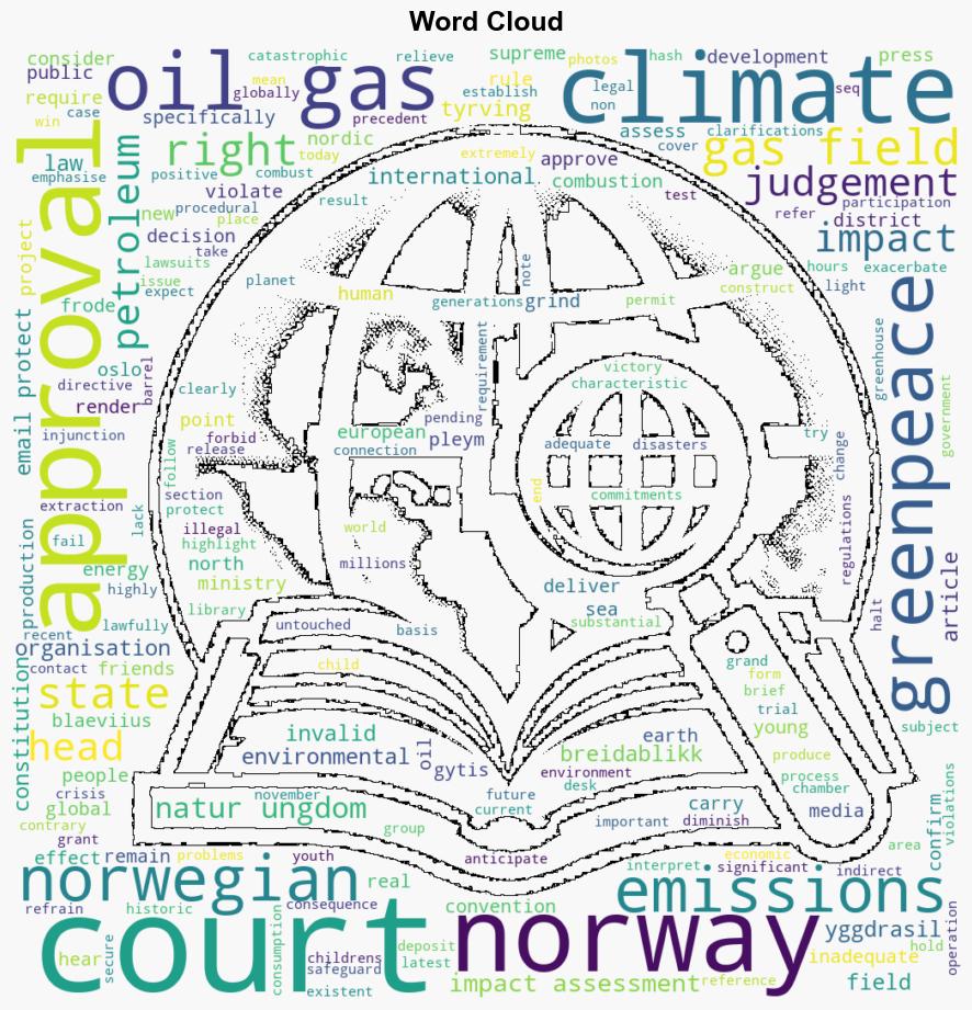 Norwegian youth win climate court case against the Norwegian State - Greenpeace International - Image 1