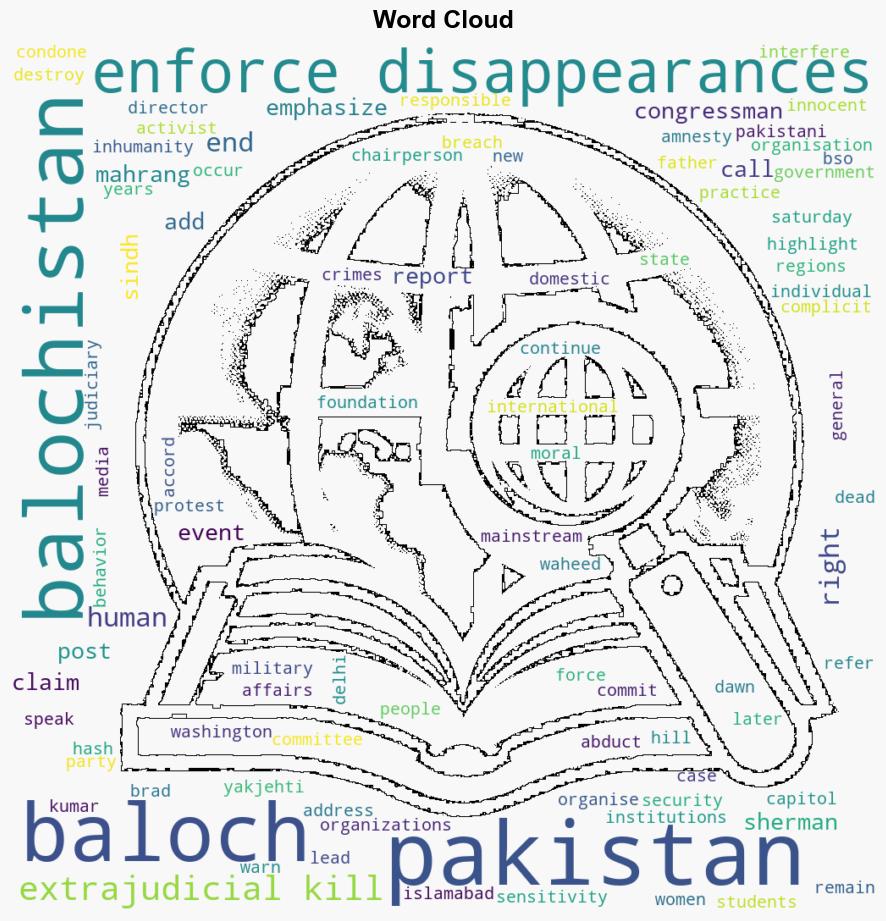 Pakistan must end enforced disappearances extrajudicial killings in Balochistan Sindh US Congressman - The Times of India - Image 1