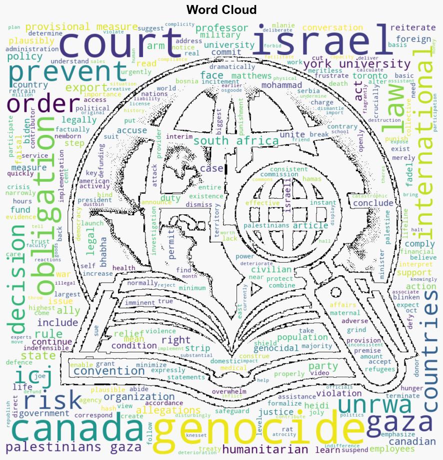 Ruling by UNs Top Court means the US and Canada could be liable for Complicity in Gaza Genocide - Juancole.com - Image 1