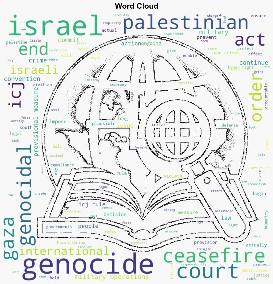 The ICJs Ruling On Plausible Genocide In Gaza an Incomplete Victory - CounterPunch - Image 1