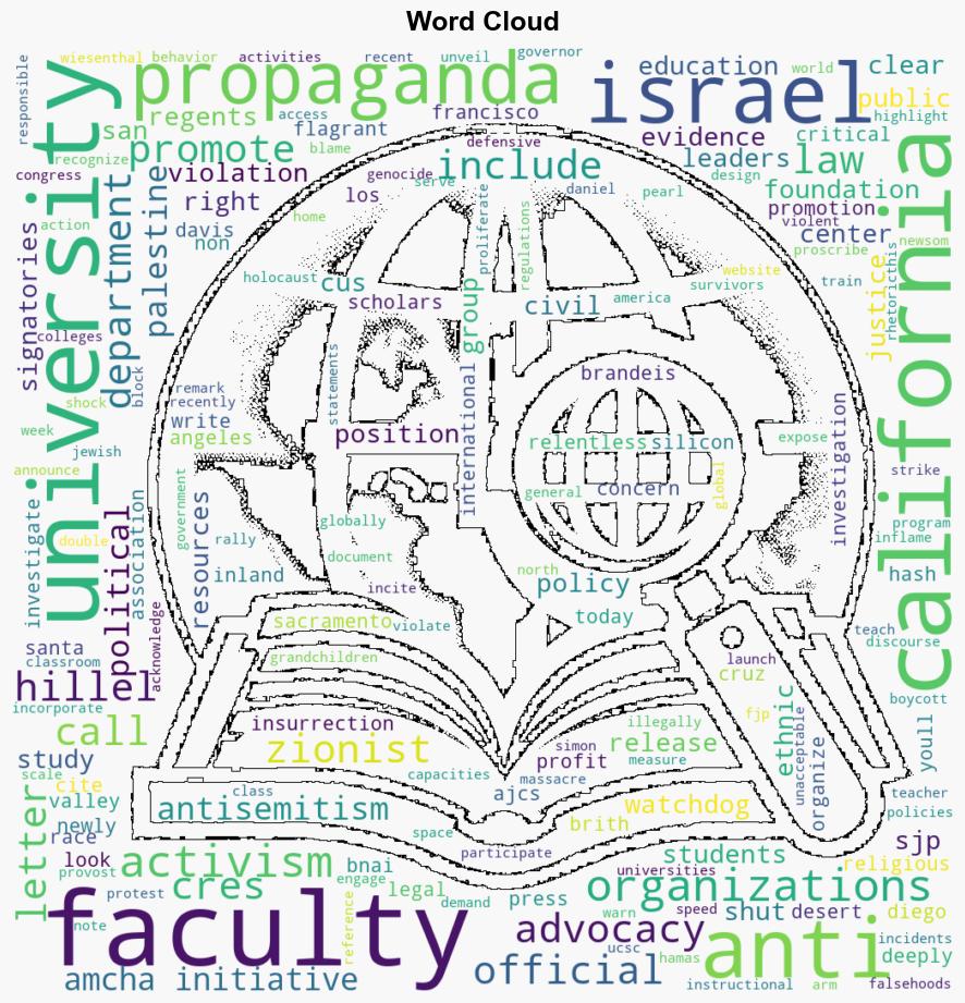 U California Ethnic Studies Dept Faces a Possible Investigation Over AntiIsrael Propaganda - Legalinsurrection.com - Image 1