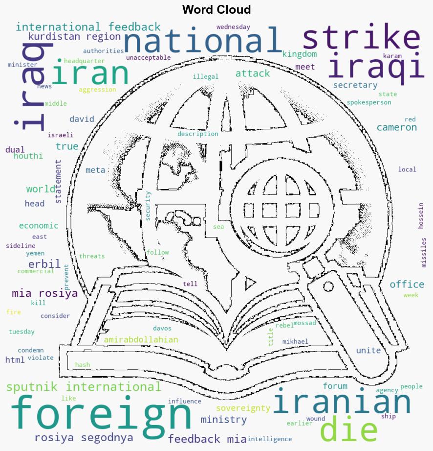 UK National Dies From Iranian Strikes in Iraqs Erbil Foreign Ministry - Sputnikglobe.com - Image 1