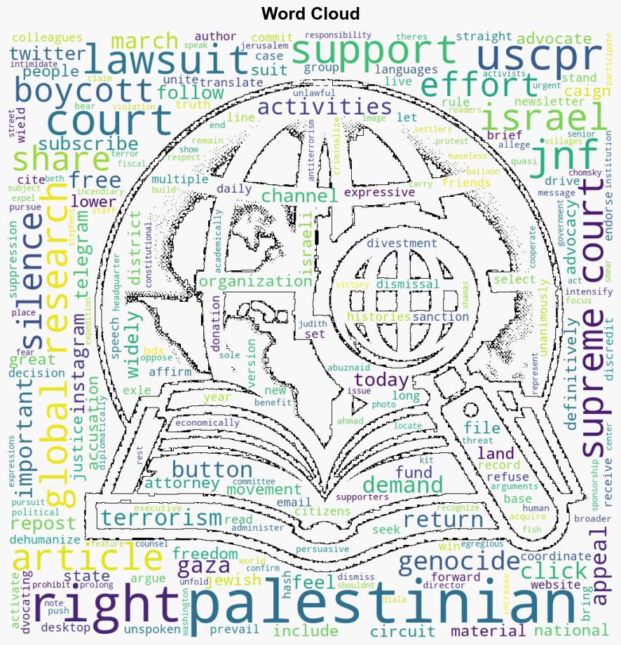 US Supreme Court Rejects Attempt to Silence Palestinian Human Rights Advocacy - Globalresearch.ca - Image 1