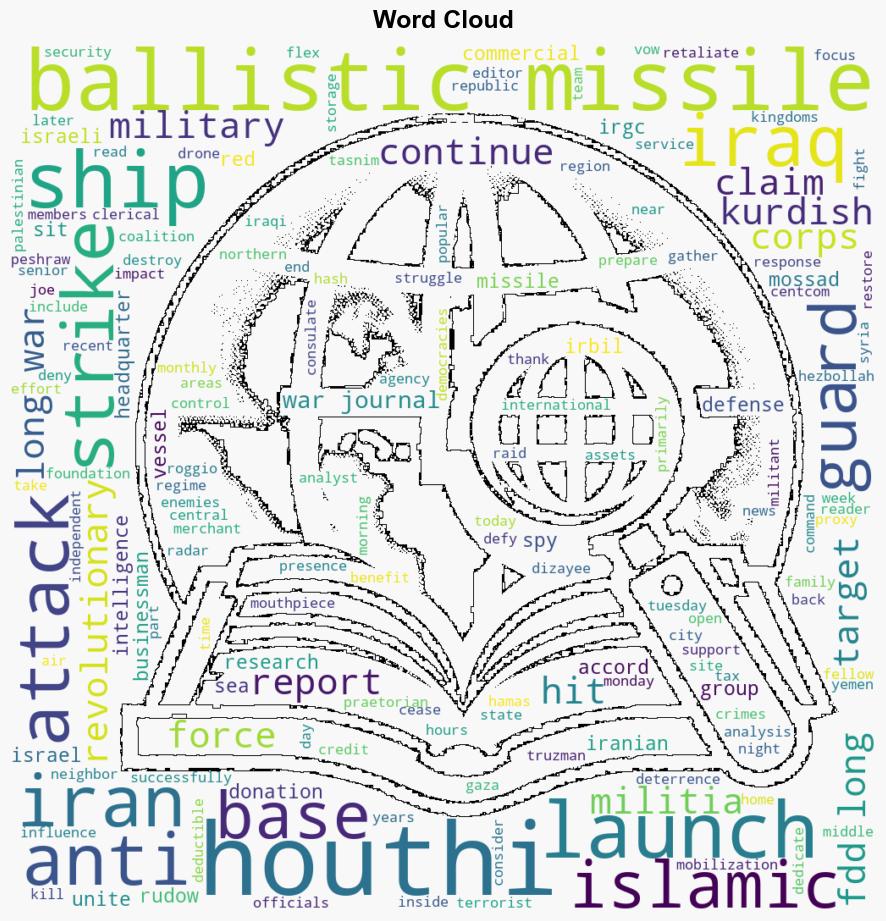 US strikes Houthi launch sites Iran targets Mossad bases in missile attack in northern Iraq - Longwarjournal.org - Image 1