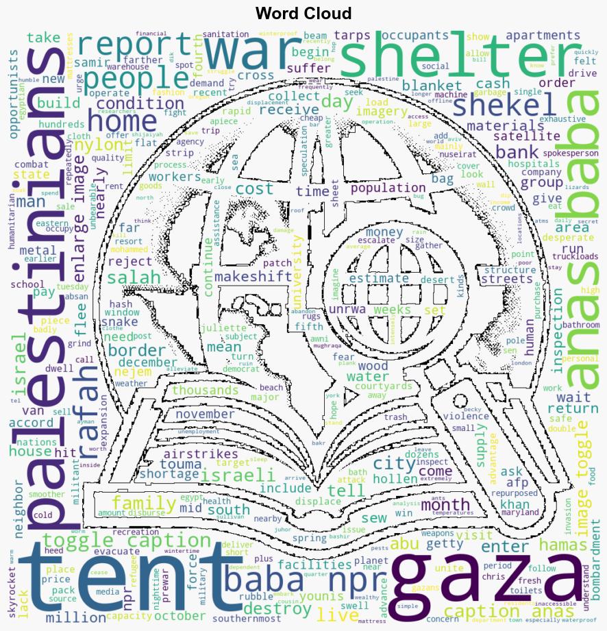 War in Gaza drove them from their homes Now many Palestinians cant even find tents - NPR - Image 1