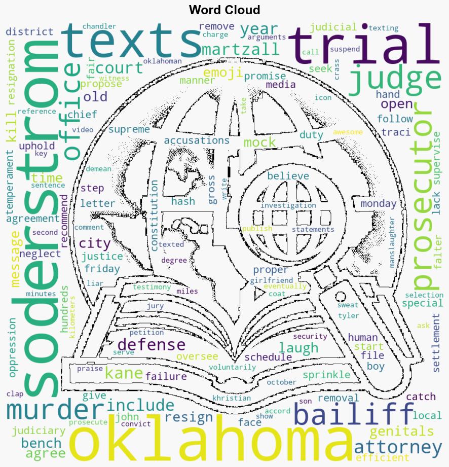 An Oklahoma judge who sent more than 500 texts during a murder trial resigns - ABC News - Image 1