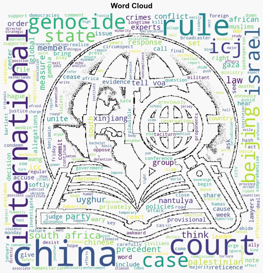 China Circumspect After International Court Ruling on Israel - Globalsecurity.org - Image 1