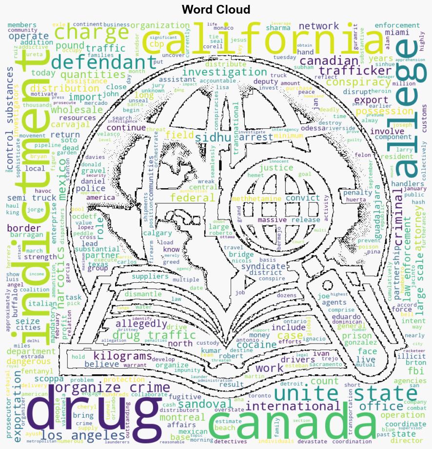 Federal Indictments Allege International Organized Crime Syndicate Imported and Exported Narcotics Across North America - Globalsecurity.org - Image 1