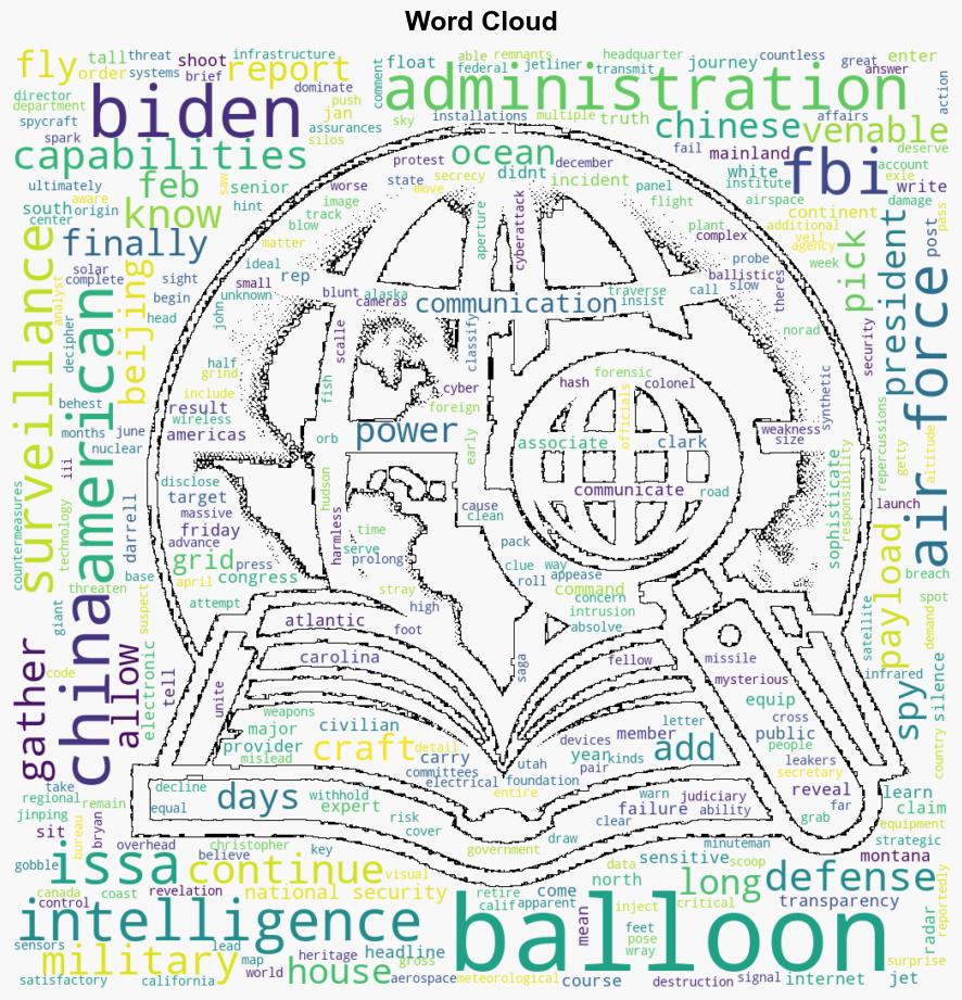 Full year after Chinese spy balloon Biden admin slammed for continued secrecy surrounding craft - New York Post - Image 1