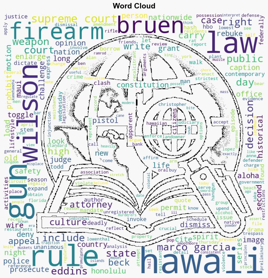 Hawaiis high court cites The Wire in its ruling on gun rights - NPR - Image 1