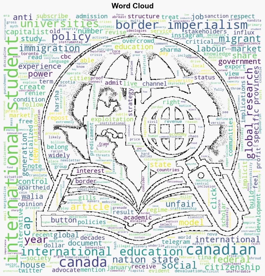 Immigration Ideologies Ottawas Cap on Admission of International Students and Canadas Housing Crisis - Globalresearch.ca - Image 1