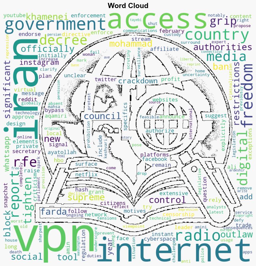 Iran Tries To Tighten Grip On Internet By Officially Outlawing VPN Use - Globalsecurity.org - Image 1