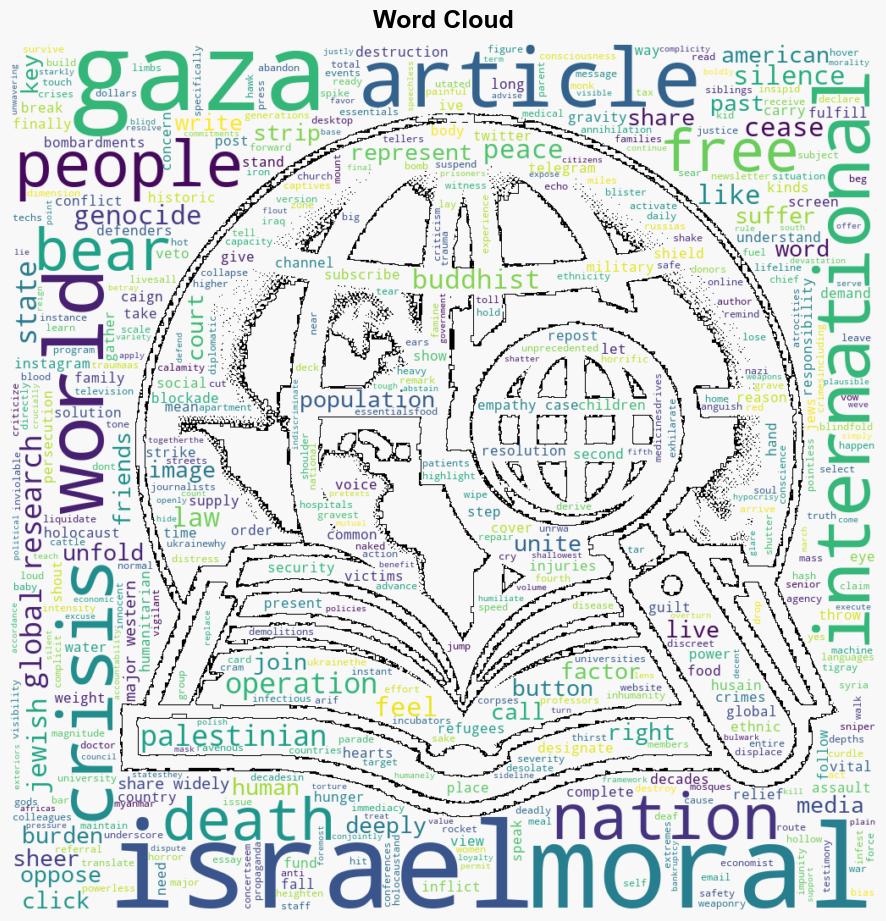 Israels Gaza Campaign Is the Gravest Moral Crisis of Our Time - Globalresearch.ca - Image 1