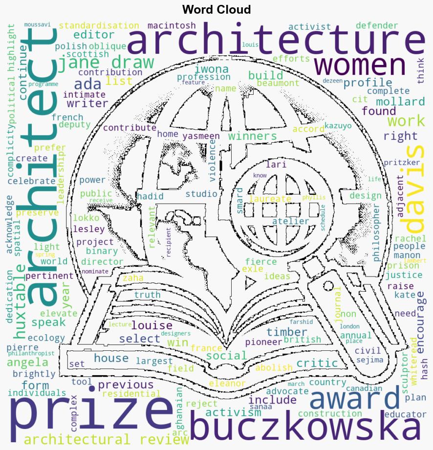 Iwona Buczkowska wins Jane Drew Prize for women in architecture 2024 - Dezeen - Image 1