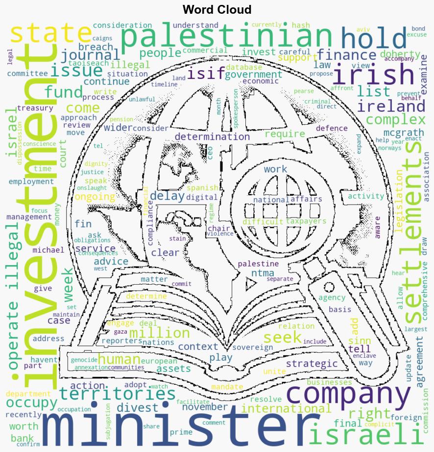 Minister seeks advice on taxpayers 42m invested in companies in illegal Israeli settlements - TheJournal.ie - Image 1