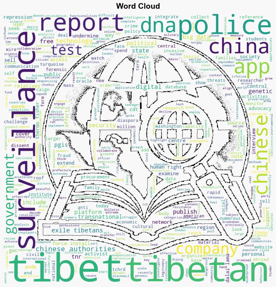 New Reports on Digital Surveillance and DNA Collection in Tibet Repression Against Tibetan Diaspora - Chinadigitaltimes.net - Image 1