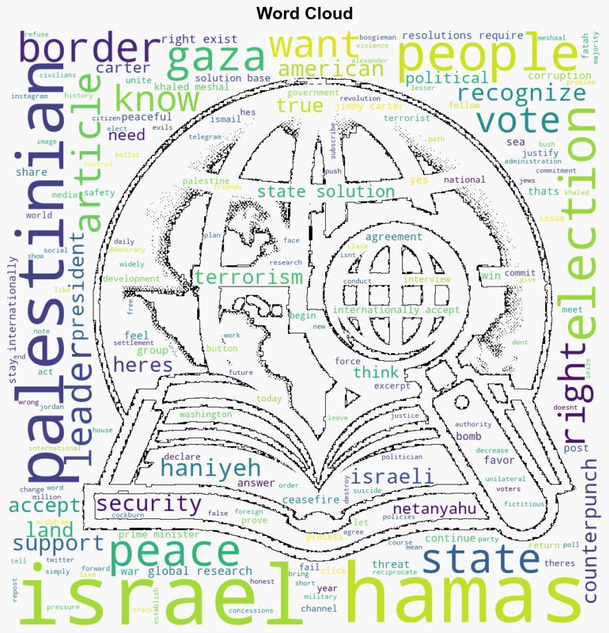 No the Palestinians Did Not Vote for More Terrorism in the 2006 Elections - Globalresearch.ca - Image 1