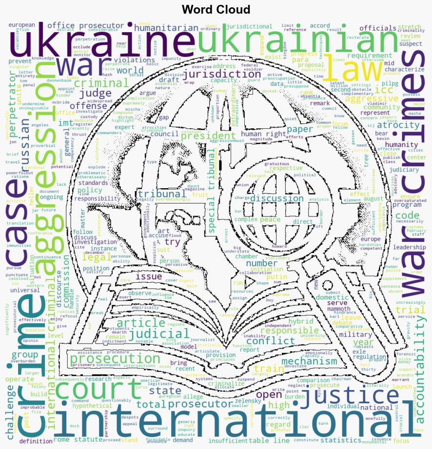 Overfocusing on Prosecuting Aggression Risks Impunity for Ukraines Swelling Dock of Alleged War Criminals - Opiniojuris.org - Image 1