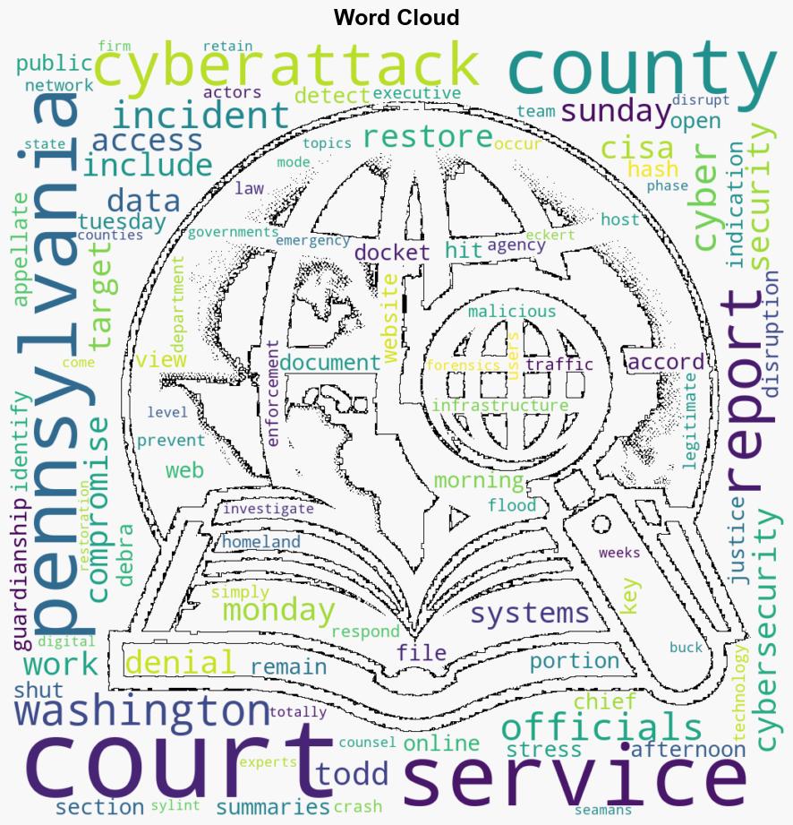 Pennsylvania State Courts Dealing With Cyber Attack - Insurance Journal - Image 1