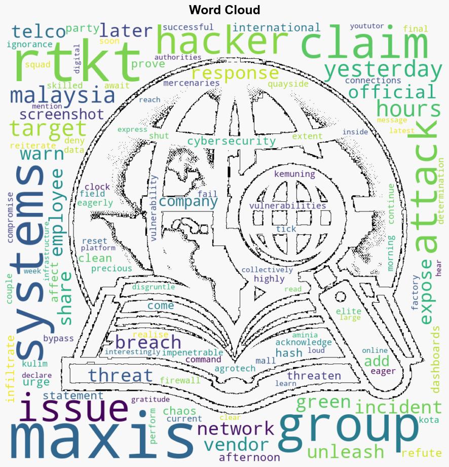 R00TK1T claims to have infiltrated Maxis Kulim network threatens further attacks on Malaysia - SoyaCincau.com - Image 1