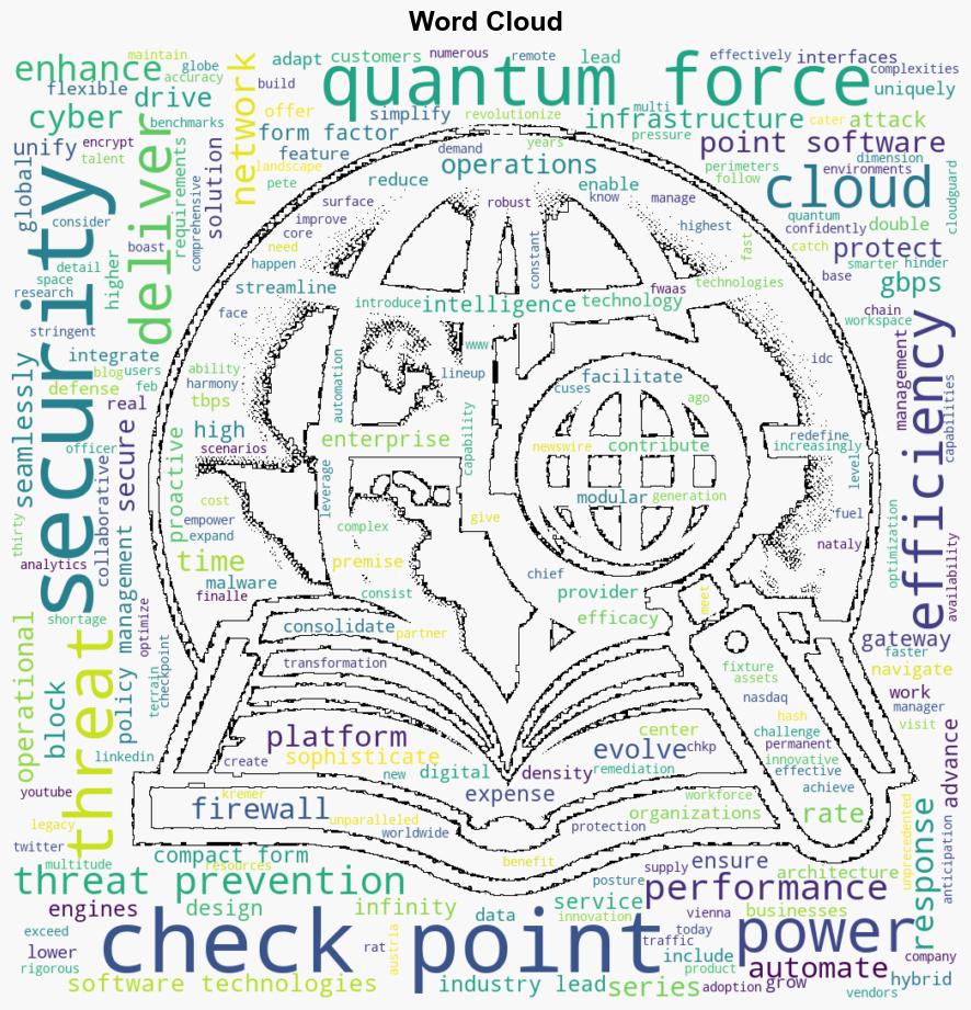 Redefining Cyber Security Check Point Unveils Quantum Force Gateway Series The Ultimate AIPowered Cloud Delivered Security Solution - GlobeNewswire - Image 1