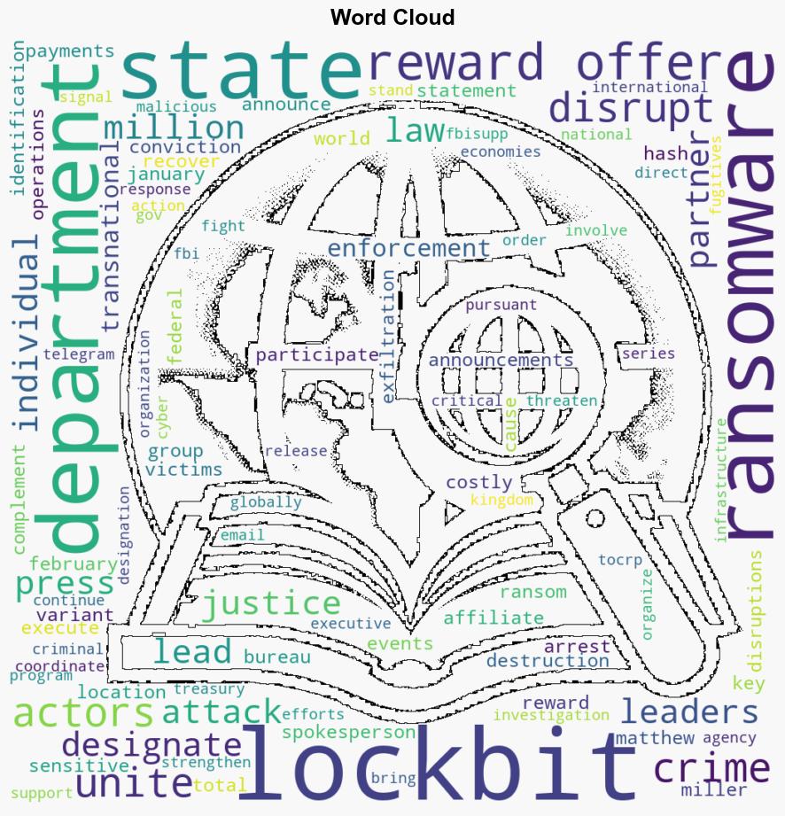 Reward Offers for Information on LockBit Leaders and Designating Affiliates - Globalsecurity.org - Image 1