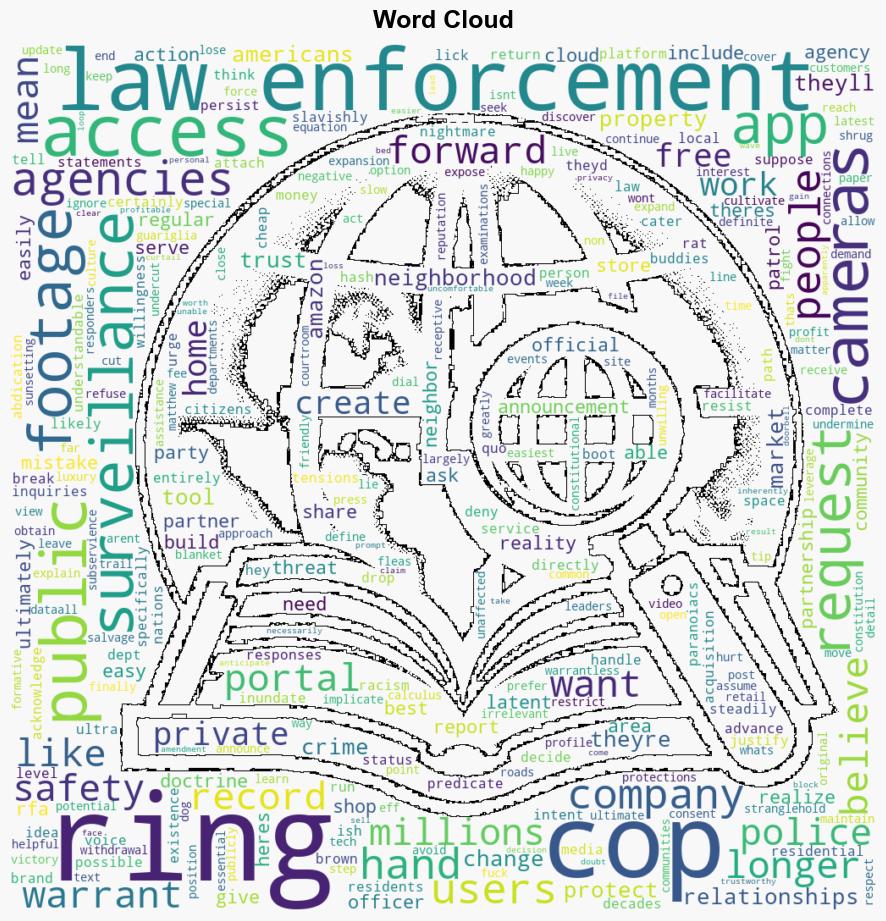 Ring Breaks Up With Law Enforcement Will No Longer Provide A Footage Request Portal For Cops - Techdirt - Image 1