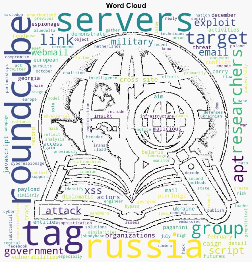 Russialinked APT TAG70 targets European government and military mail servers exploiting Roundcube XSS - Securityaffairs.com - Image 1