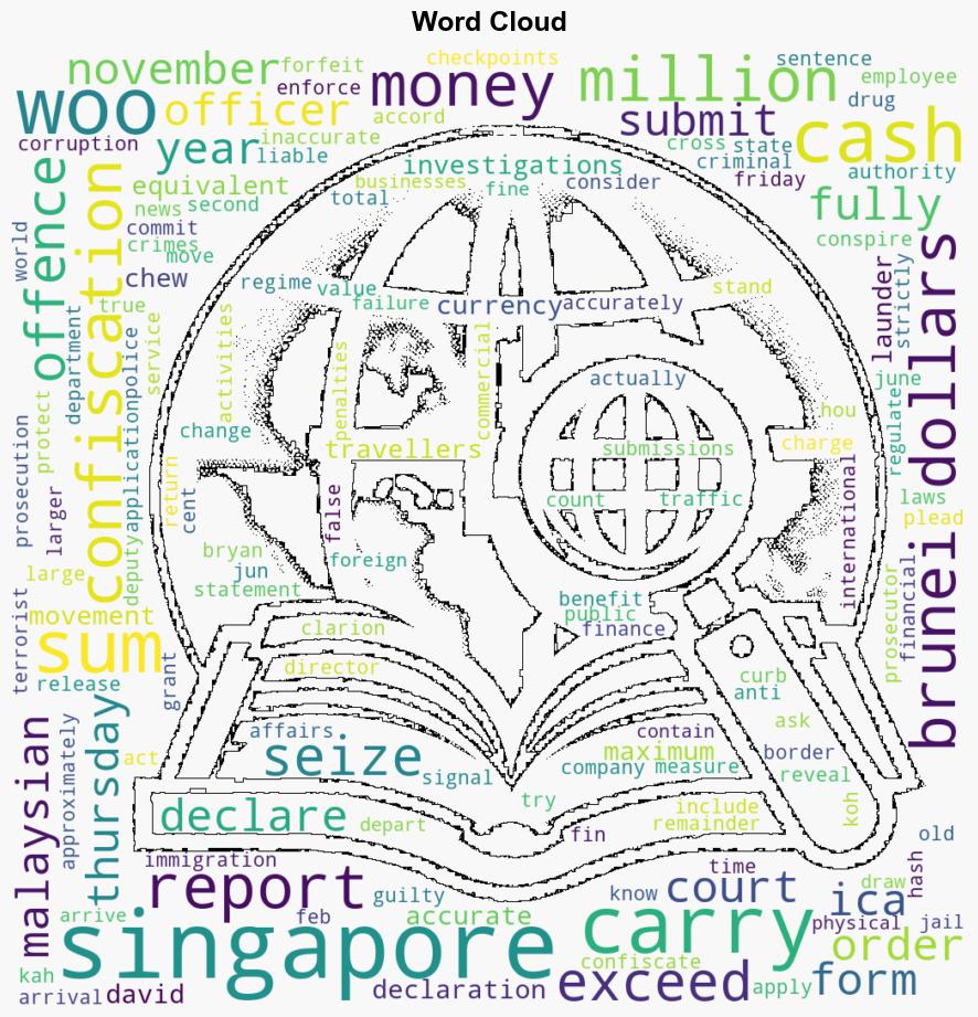 S400000 confiscated from moneychanger who did not declare full sum of almost S2m when entering Singapore - CNA - Image 1