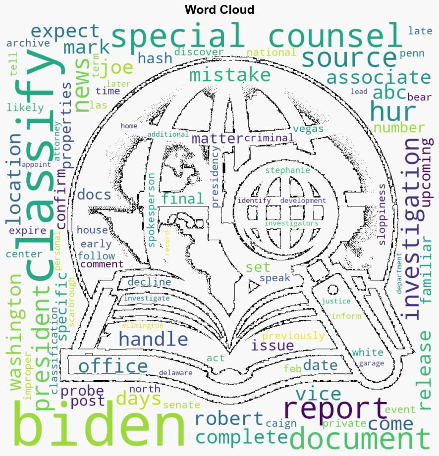 Special counsel in Biden classified docs probe to issue report in coming days - ABC News - Image 1