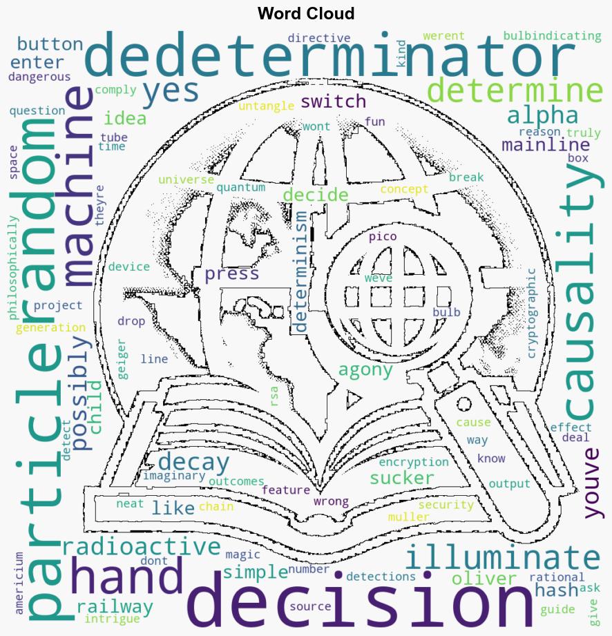 The DeDeterminator Uses Quantum Physics To Make Decisions So You Dont Have To - Hackaday - Image 1