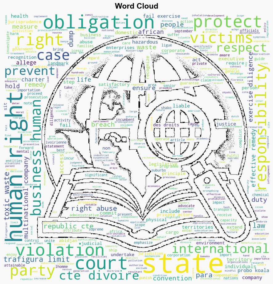 The Scope of State Responsibility for BusinessRelated Human Rights Abuses The Toxic Journey of Trafigura - Opiniojuris.org - Image 1