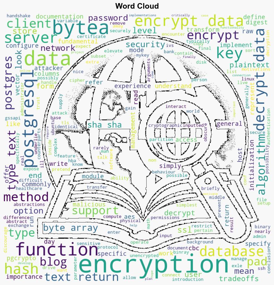 Tristen Raab Deciphering PostgreSQL Encryption A Beginners Guide - Highgo.ca - Image 1