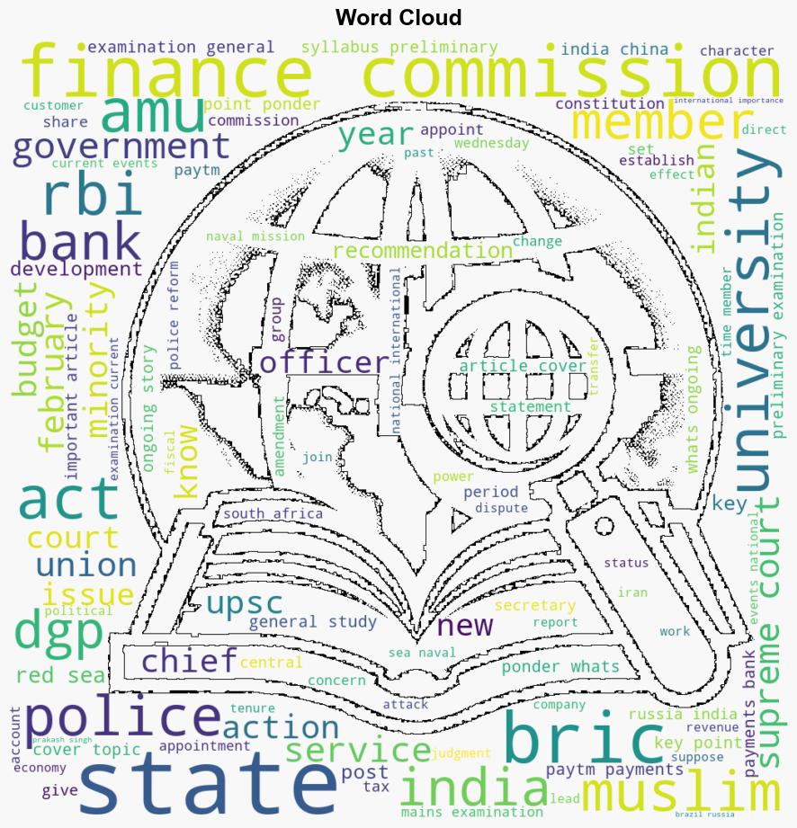 UPSC Key1st February 2024 Paytm Payments Bank Prakash Singh judgment and Sixteenth Finance Commission - The Indian Express - Image 1