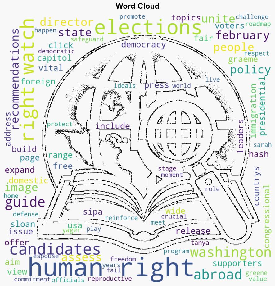 US Human Rights Guide to 2024 Elections - Human Rights Watch - Image 1