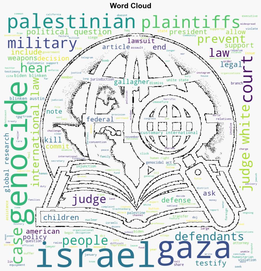 US Judge Admits Horror of Gaza Genocide But Will He Dismiss Case Against Biden - Globalresearch.ca - Image 1