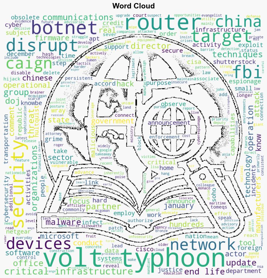 US Thwarts Volt Typhoon Cyber Espionage Campaign Through Router Disruption - Infosecurity Magazine - Image 1