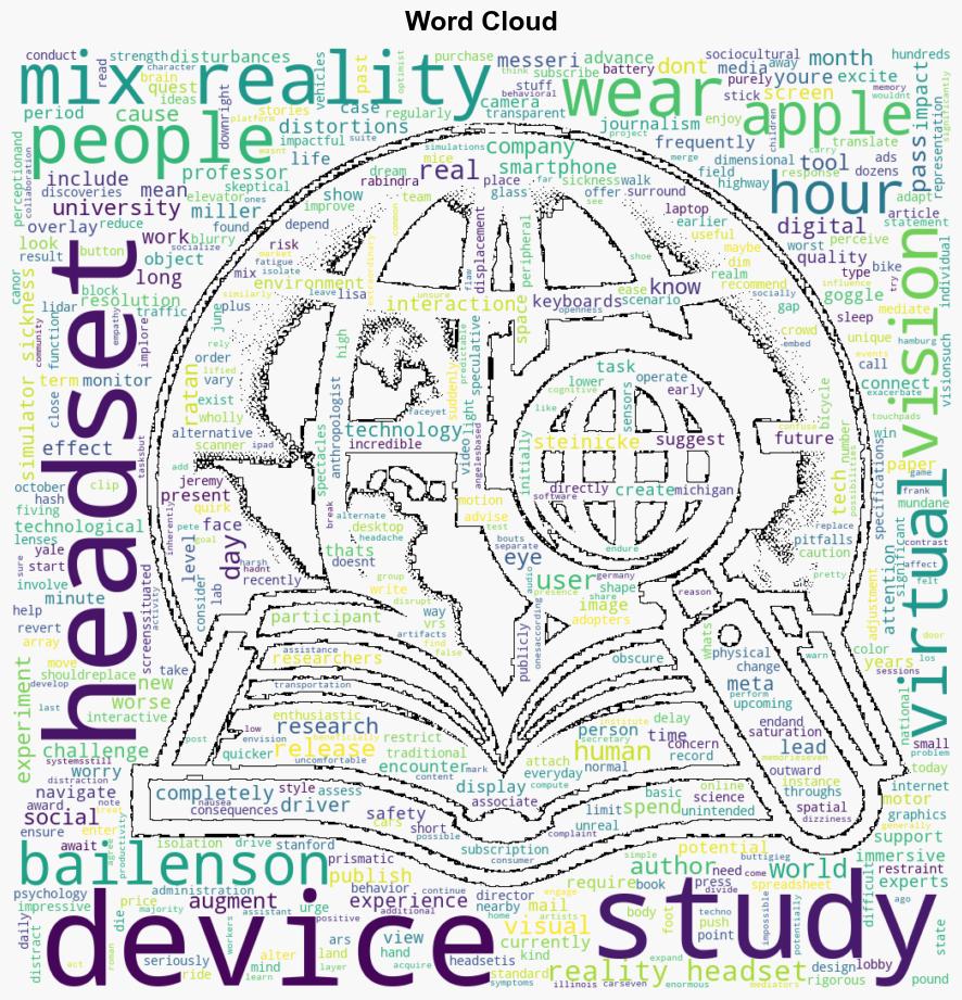 What Apples New Vision Pro Headset Might Do to Our Brain - Scientific American - Image 1