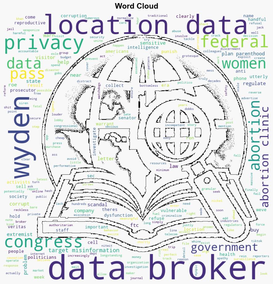 Wyden Data Broker Used Abortion Clinic Visitor Location Data To Help Send Targeted Misinformation To Vulnerable Women - Techdirt - Image 1