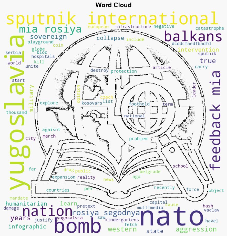 25 Years Since NATO Bombing Sovereign Yugoslavia - Sputnikglobe.com - Image 1